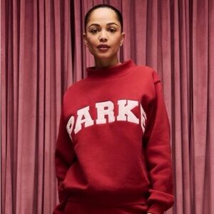 Parke Valentines Day Mockneck Crimson